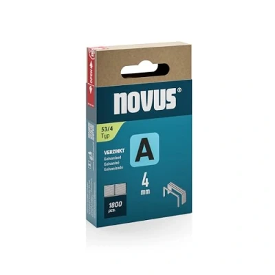 Abbildung von Novus Tools 042 0772 Heftklammern Typ 53 1800 Stück Abmessungen (L x B H) 4 11,3 mm