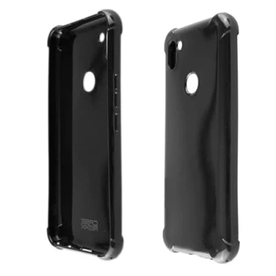 Abbildung von caseroxx Schutz Hülle TPU kompatibel mit rephone, Gummi Handy Tasche schwarz
