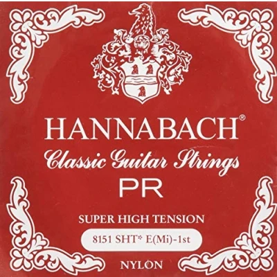 Abbildung von Hannabach Saiten für Klassikgitarre Seire 815 Super High Tension Silver Special (hochwertig, Allzweck Saite fast jedes Instrument, Gitarrensaiten klassische Gitarre, Made in Germany)