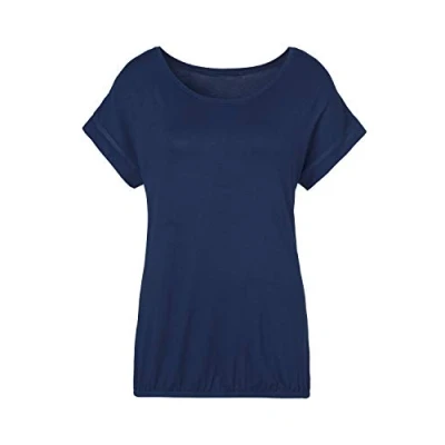 Abbildung von Lascana Tshirt basic, Damen, Größe: 36/38, Navy