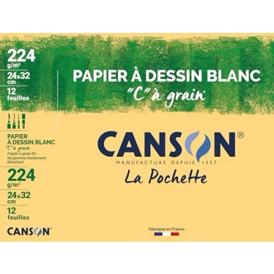 Abbildung von CANSON 200027103 Zeichenpapier, 224 g/qm