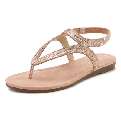 Abbildung von Lascana Zehentrenner Zehentrenner, Damen, Größe: 36, Rose Schuhe