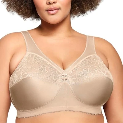 Abbildung von Glamorise Magic Lift Soft Cup, Übergröße, mit Schulter Komfort,Haut,110C