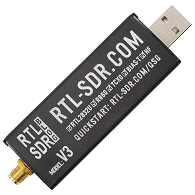 Abbildung von RTL SDR Blog V3 R860 RTL2832U 1PPM TCXO SMA Software Defined Radio (Nur Dongle) (Schwarz)