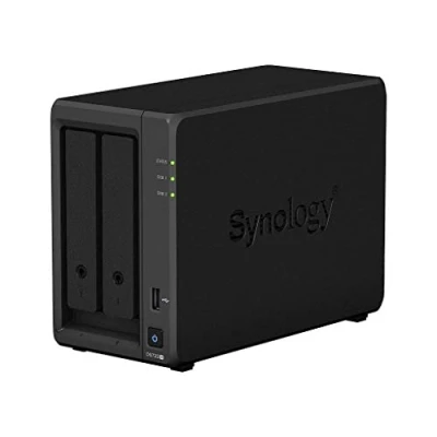 Abbildung von Synology DS720+ 4TB 2 Bay Desktop NAS System, installiert mit x 2TB Seagate IronWolf Festplatten