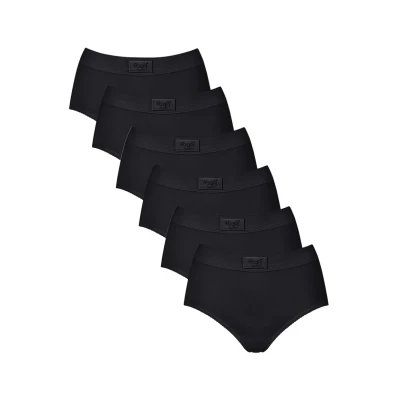 Abbildung von Sloggi 6PACK Slip, Damen, Größe: 44, Schwarz