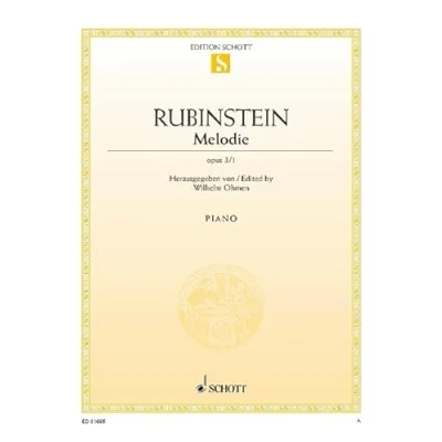 Abbildung von Melodie F Dur: op. 3/1. Klavier.: piano. (Edition Schott Einzelausgabe)