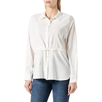 Abbildung von PIECES Damen Pcbrandon Ls Shirt, Cloud Dancer, XS