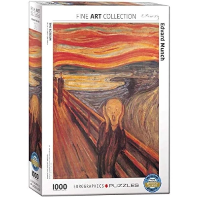 Abbildung von empireposter Edvard Munch Der Schrei 1000 Teile Puzzle im Format 68x48 cm