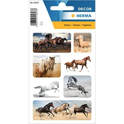 Abbildung von 10 x HERMA Sticker Wildpferde 3 Blatt