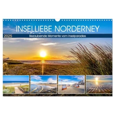Abbildung von INSELLIEBE NORDERNEY (Wandkalender 2025 DIN A3 quer), CALVENDO Monatskalender