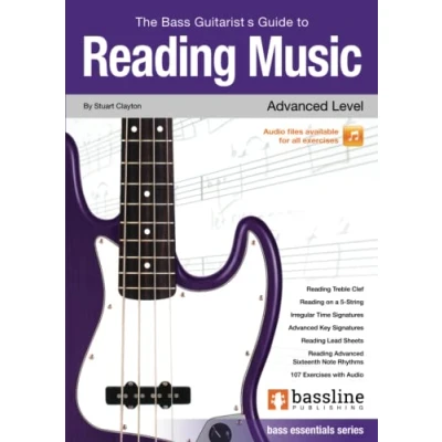 Abbildung von The Bass Guitarist’s Guide to Reading Music Advanced Level: Essentials Series (Bass Guitar by Stuart Clayton)