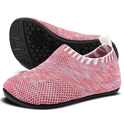 Abbildung von Sosenfer Hausschuhe Kinder Junge mädchen rutschfeste Leichte Pantoffeln für Kleinkinder Hüttenschuhe Slipper unisex HUIFEN 30