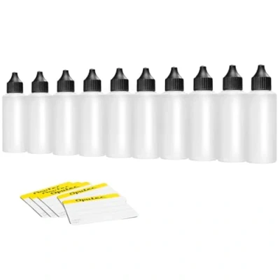 Abbildung von Oputec Kanister 10 x 100 ml Dosierflaschen Tropfflasche, weiche PE Kunststoff Flaschen (Spar Set)