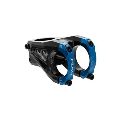 Abbildung von Funn Equalizer Fahrradvorbau mit 10mm Gefälle oder Steigung, 35mm Lenkerklemme (Längen 50mm, Blau)