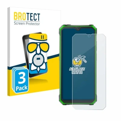 Abbildung von BROTECT Entspiegelungs Schutzglas für Blackview BV7100 (3 Stück) Schutz Folie Panzerfolie Glas Matt [Extrem Kratzfest 9H, Anti Reflex]
