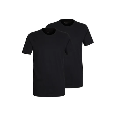 Abbildung von bugatti 2 PACK Tshirt basic, Herren, Größe: Medium, Schwarz