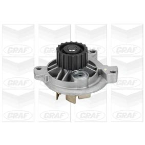 Abbildung von GRAF PA898 Wasserpumpe 18 mit Dichtring mechanisch Stahlblech 53 für Zahnriementrieb VOLVO: V70 I, 850 Kombi, 2
