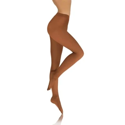 Abbildung von sesto senso Damen Strumpfhose Rostfarbe Bunte 40 DEN Blickdicht Microfaser 3 M