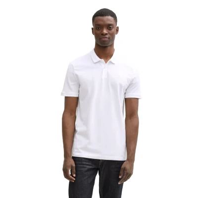Abbildung von TOM Tailor Denim Basic Poloshirt, Herren, Größe: Small, White