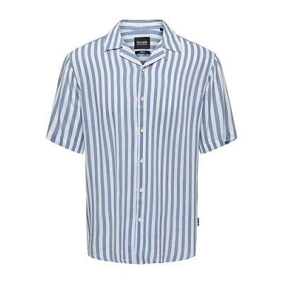 Abbildung von Only &amp; Sons Onswayne LIFE SS NOOS Hemd, Herren, Größe: Large, Mountain spring