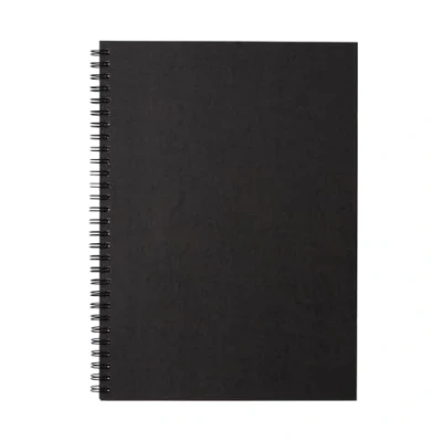 Abbildung von MUJI Notizbuch mit Doppelringbindung aus Recyclingpapier, Grau B5 (x10)