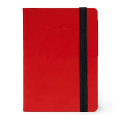 Abbildung von Bindungen mynot00 Notizbuch, 9.5 x 13.5 cm gestreift rot