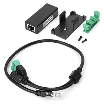 Abbildung von AYNEFY WiFi Serial Server, RS485 to Ethernet Converter Serieller Geräteserver zu Server Eingebaute Antenne Drahtloses Kommunikationsmodul RJ45 Schnittstelle Port