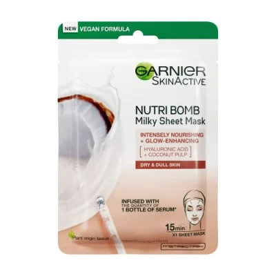 Abbildung von Garnier Nutri Bomb Milky Tissue Mask Coconut 1 30 ml