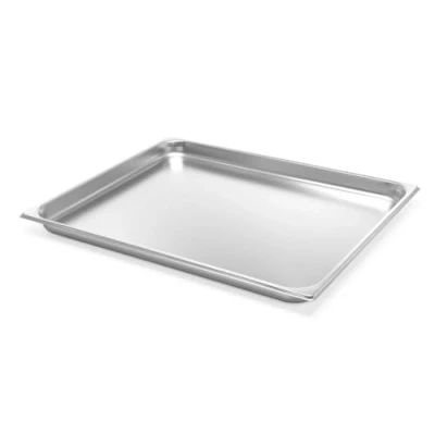 Abbildung von HENDI Gastronormbehälter, Temperaturbeständig von 40 bis 300C, Heissluftöfen Kühl und Tiefkühlschränken Chafing Dishes Bain Marie, 11L, GN 2/1, 650x530x(H)40mm, Edelstahl 18/10