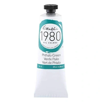 Abbildung von Gamblin 1980 Oelfarbe Phthalogruen 37 ml