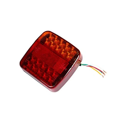 Abbildung von ETUKER LED Anhänger Rückleuchten Bremsleuchte, 12V Rücklicht Kontrollleucht Hintere Wasserdichte Rückleuchten, Mit Kennzeichenleuchte, Für Wohnwagen/RV/LKW/Anhänger(20 Chips)