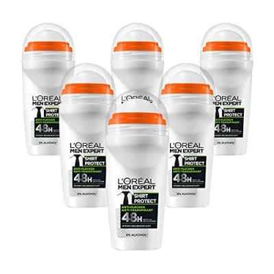 Abbildung von L&#039;Or&eacute;al Men Expert Shirt Protect 48H Anti Transpirant Deo Roll On 50ml