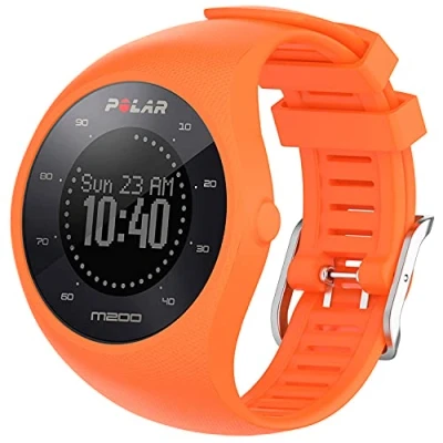 Abbildung von Braleto Armband für Polar M200, Ersatz Silikon Band Uhrenarmband Sportarmband M200 (Orange)