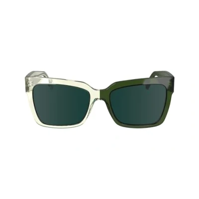 Abbildung von Calvin Klein Damen CKJ24606S 008 Gläser SONNENBRILLEN Acetat Grün Quadratisch Normal