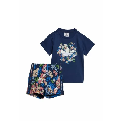 Abbildung von adidas Originals TEE SET Jogginghose für Kinder, Größe: 68, Night indigo