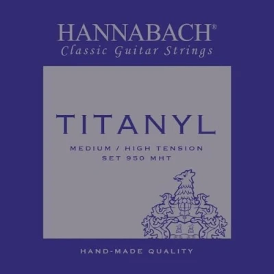 Abbildung von Hannabach 653157 Klassikgitarrensaiten Serie 950 Medium / High Tension Titanyl Satz