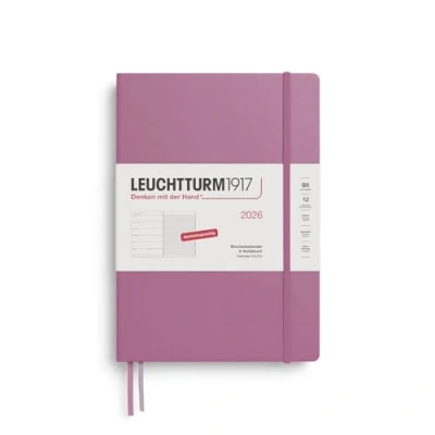 Abbildung von LEUCHTTURM1917 372462 Wochenkalender &amp; Notizbuch Composition (B5) 2026, 12 Monate, Dusty Rose, Deutsch