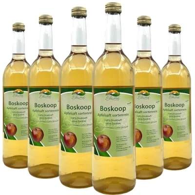Abbildung von BLEICHHOF® Apfelsaft Boskoop Direktsaft, sortenrein, vegan (6x0,72l)