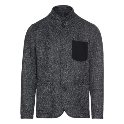 Abbildung von camel active MIT Stehkragen Sakko, Herren, Größe: 50, Denim blue