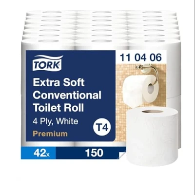 Abbildung von Tork extra weiches Kleinrollen Toilettenpapier
