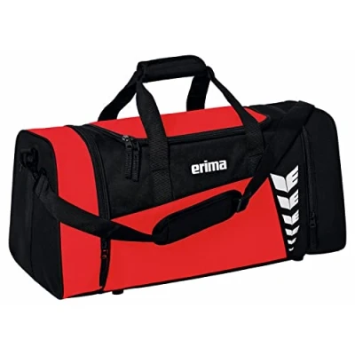 Abbildung von Erima Unisex Six Wings geräumige Sporttasche, rot/schwarz, L