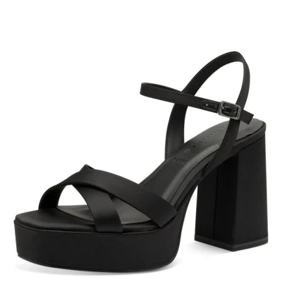 Abbildung von Tamaris High Heel Sandalette, Damen, Größe: 37, Black Schuhe