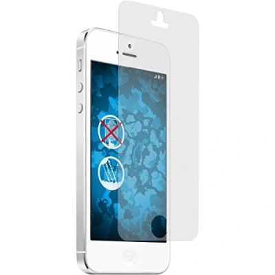 Abbildung von PhoneNatic 2er Pack Displayschutzfolien matt kompatibel mit Apple iPhone 5 / 5s SE