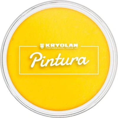 Abbildung von Kryolan Pintura Water Color Schminke 25ml, Farbe: Sunlight, Waschbar, Vegan, ohne Parfüm, Parabene, Glutenfrei ideal für Kinder, Party, Karneval, Fasching &amp; Halloween