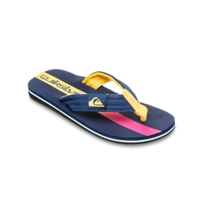 Abbildung von Quiksilver Molokai Layback Zehentrenner für Kinder, Größe: 31, Estate blue holmes Schuhe