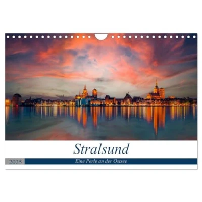 Abbildung von Stralsund, Eine Perle an der Ostsee (Wandkalender 2025 DIN A4 quer), CALVENDO Monatskalender