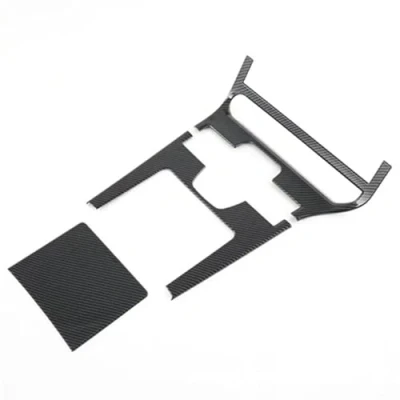 Abbildung von Schalttafelabdeckung Trims Für Toyota Bz4X 2022 2023 Auto Carbon Fiber Zentrale Getriebe Shift Panel Control Aufkleber Abdeckung Trim Schutz Rahmen