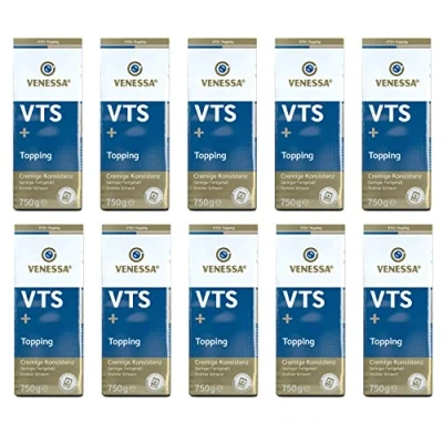 Abbildung von Venessa Topping VT S+ 99,8% Magermilchanteil, 10 x 750g, Milchpulver für Kaffee Vollautomaten und Vending