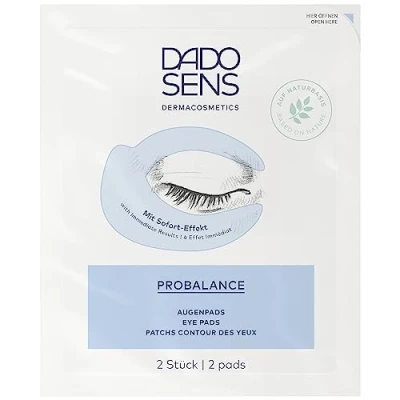 Abbildung von DADO SENS PROBALANCE AUGENPADS 2 x 4 Stk. Bei sensibler, allergiegefährdeter Haut, Beruhigt Empfindliche Reduziert Schwellungen, Rötungen &amp; Augenringe, Mit Hyaluronsäure, Vegan